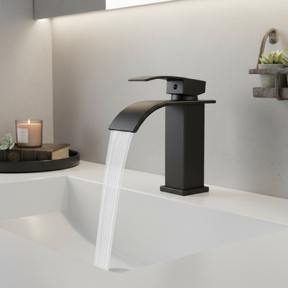 Single Handle Bathroom Faucet Lavatory Faucet Stainless