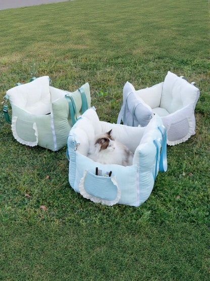 Comfortable & Secure Pet Car Seat Carrier