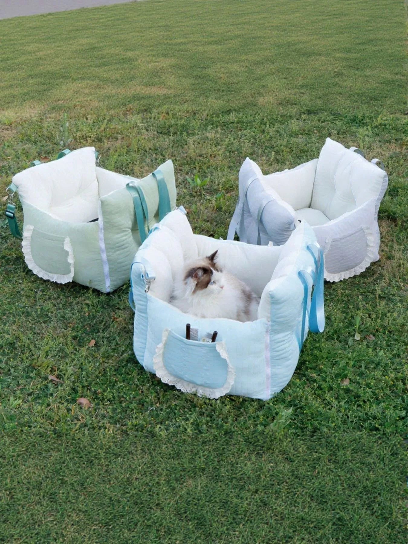 Comfortable & Secure Pet Car Seat Carrier