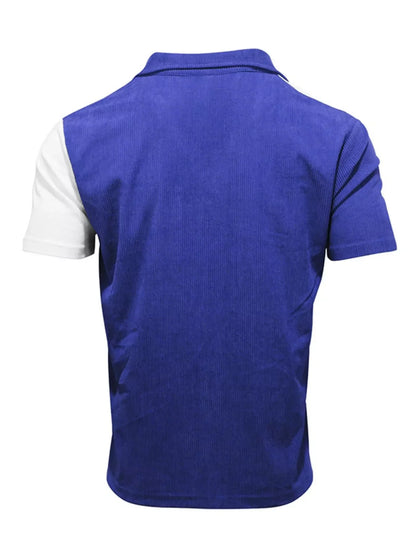 Two-tone corduroy shirt, view 4