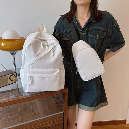 Cloth Backpack Bag and Sling Bag