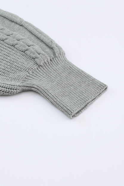 Cable-Knit Sweater Dress