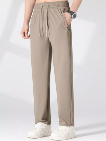 Men's Plus Size Casual Lightweight Quick-Dry Pants