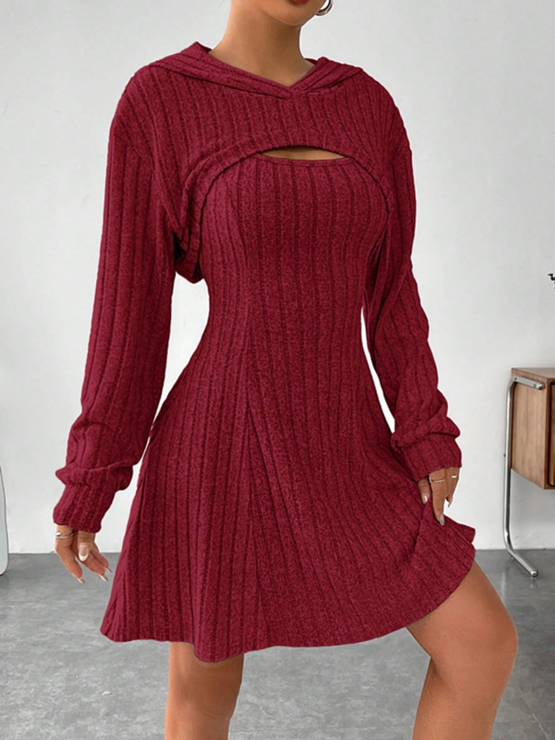 Long Sleeve Hooded Top Set