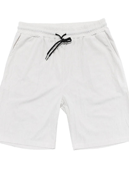 Men's Button Up Top and Shorts Set