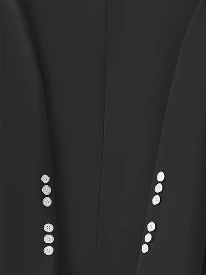 Long Sleeve Single-Button Blazer