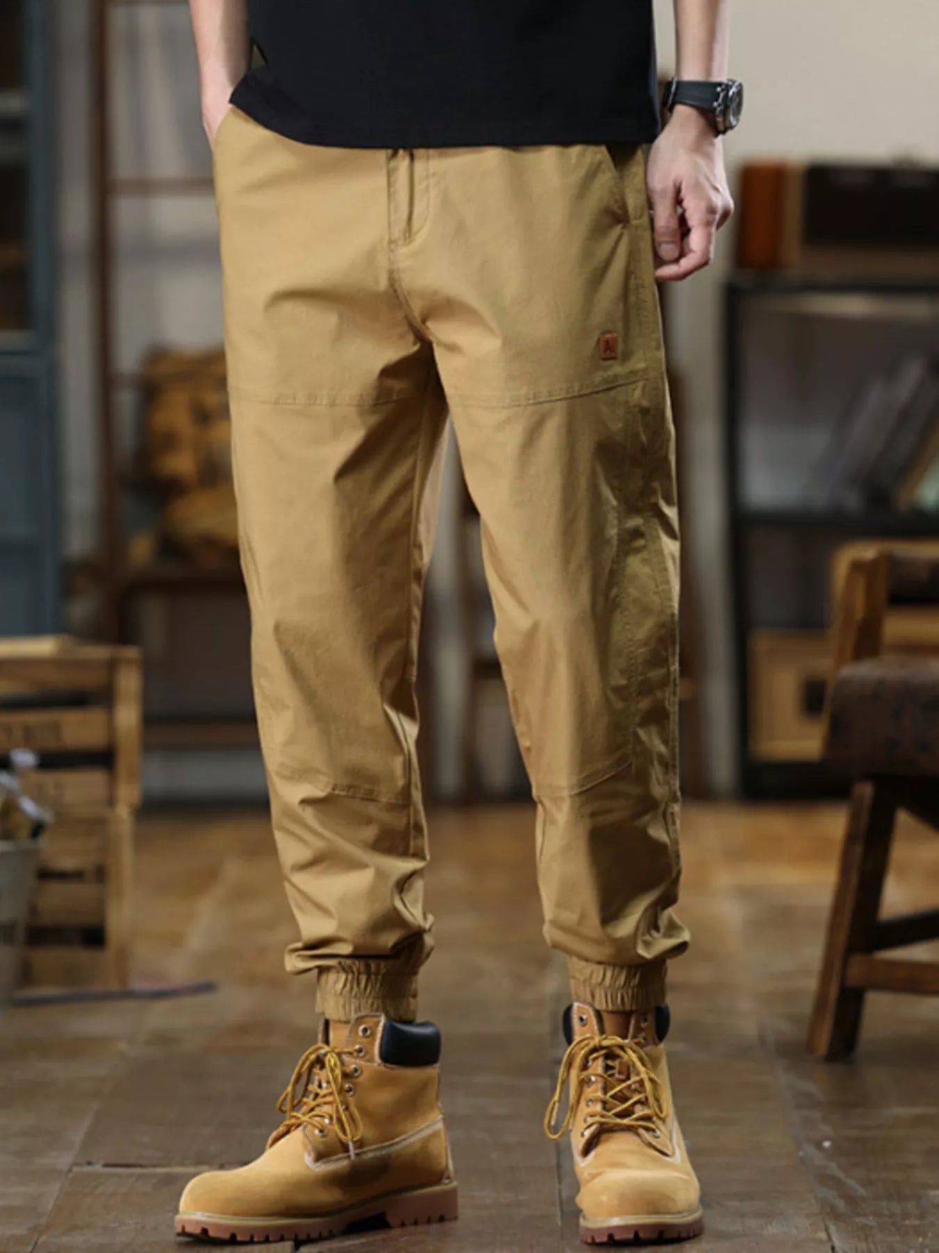 Men's Full Size Wide Leg Pants