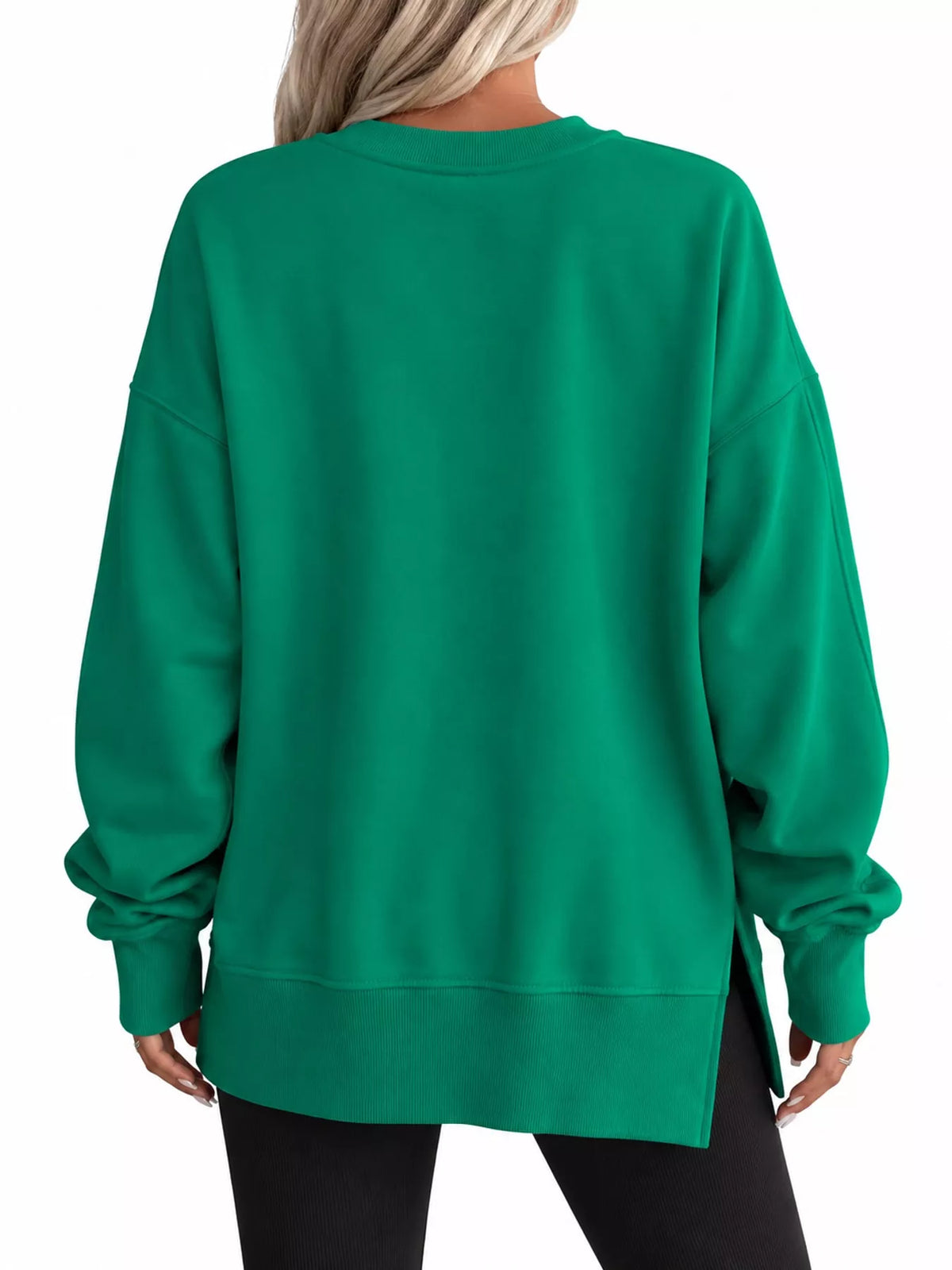 Oversized side-slit sweatshirt, view 14