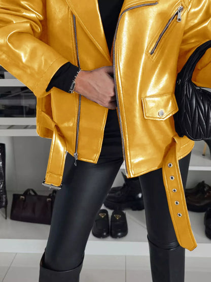 Full Size Zip Up Long Sleeve Jacket