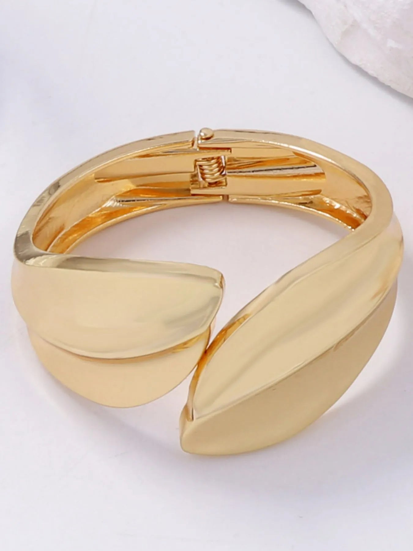 18K Gold-Plated Open Bracelet