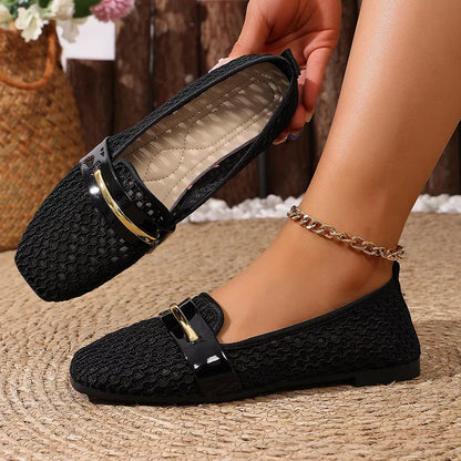 Square Toe Slip-Ons