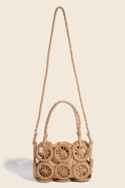 Braided Wheels Crossbody Bag