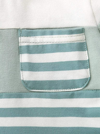 Children's Striped T-shirt and Shorts Set