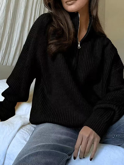 Half-zip sweater, view 12