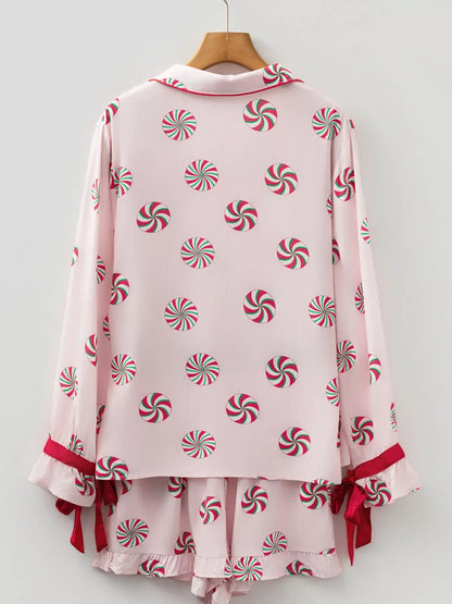 Christmas Candy 2pcs Pajama Set