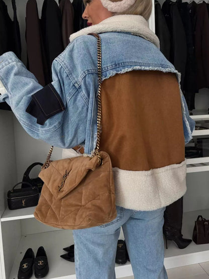 Sherpa Lined Denim Jacket