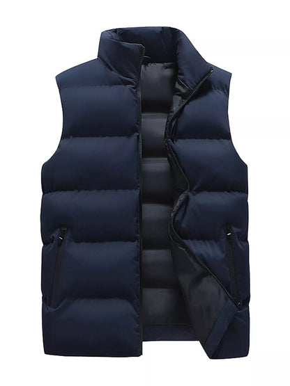 Men's lightweight puffer vest, view 9