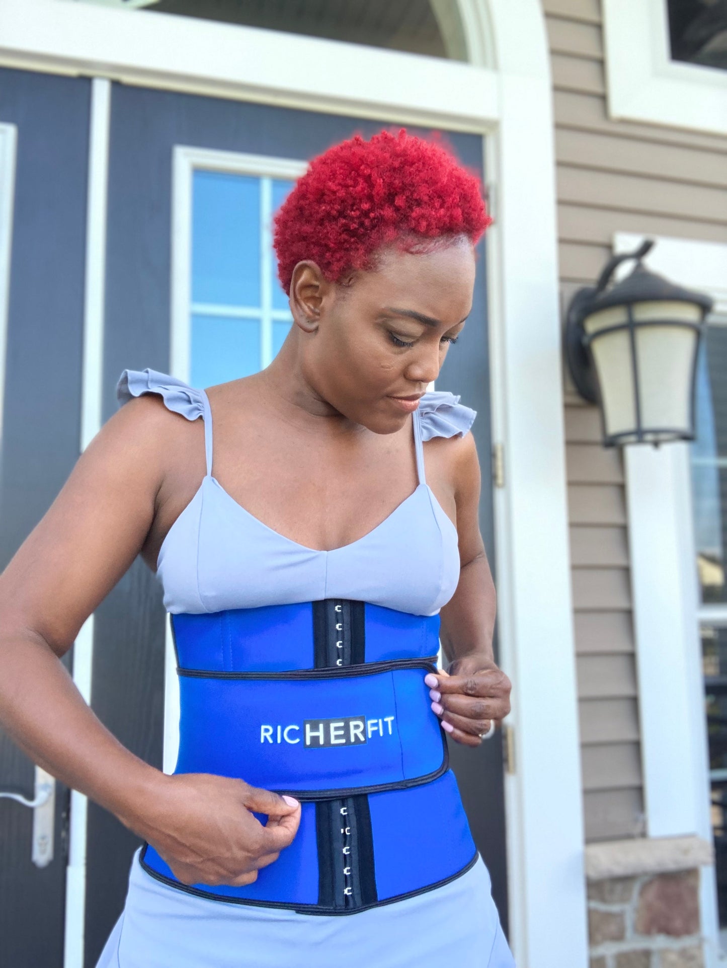 Blue Baddie Waist Trainer