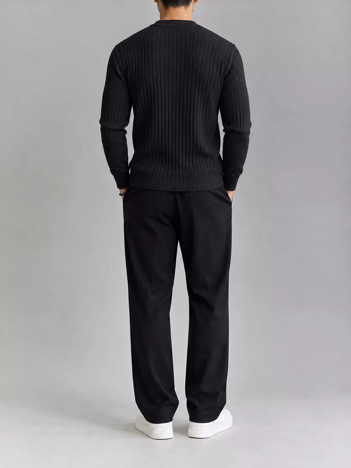 Men's ribbed knit top, view 4