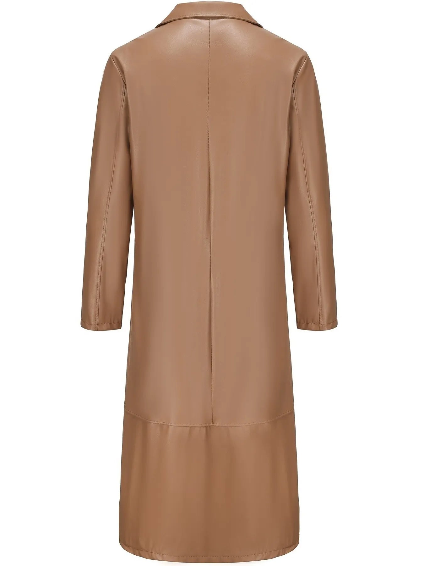 Men's Full Size Button Up Longline Jacket