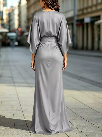 Ruched waist maxi dress, view 16