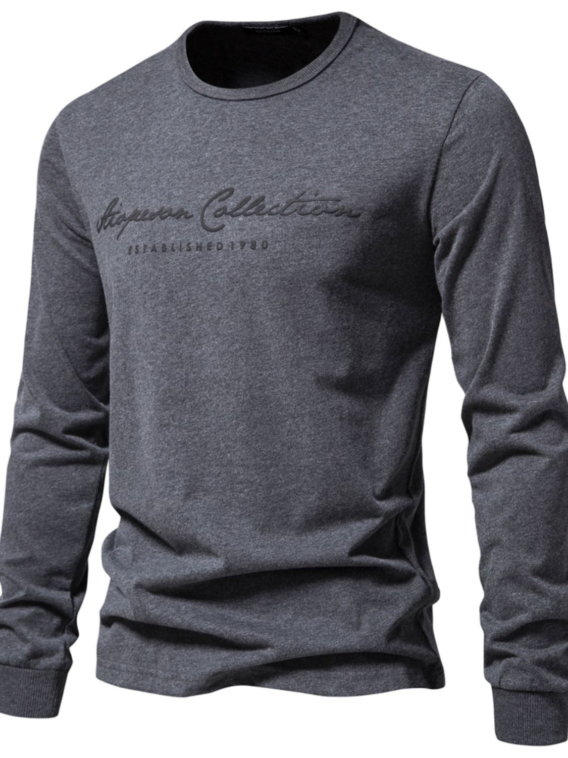 Round Neck Letter Graphic T-Shirt