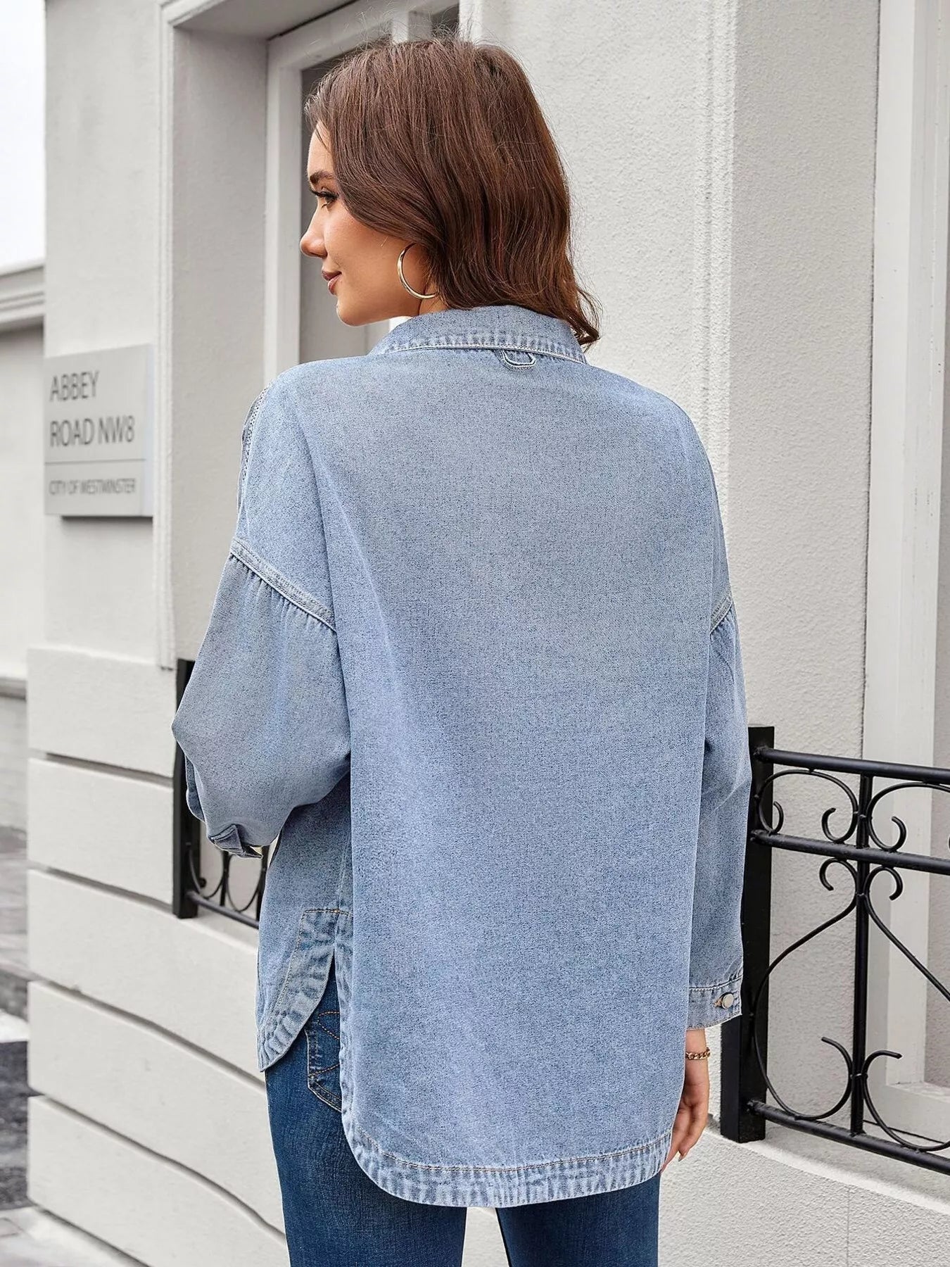 Vintage Button-Down Denim Jacket