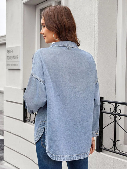 Vintage Button-Down Denim Jacket