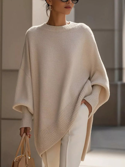Batwing Sleeve Oversized Sweater