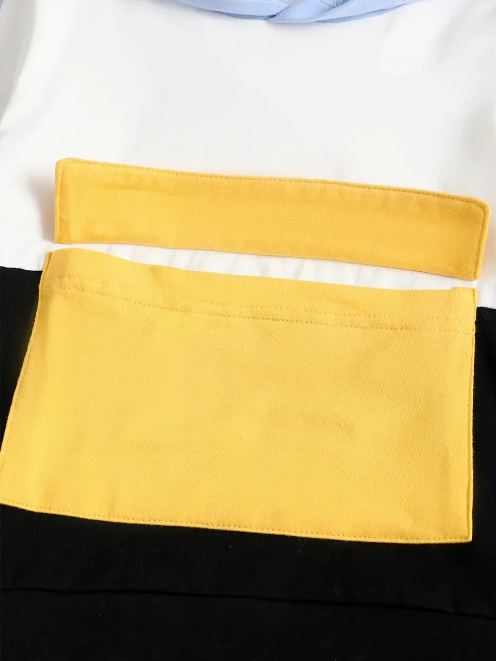 Children's Color Block Hoodie Set