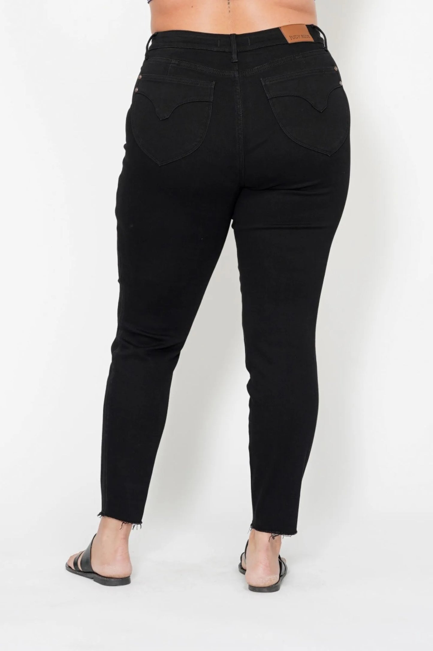 Full Size Tummy Control Skinny Jeans