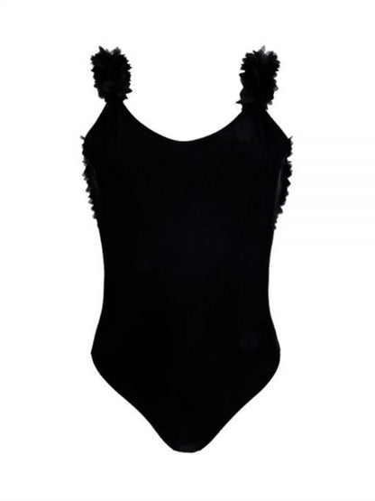 Backless Petal Strap Parent-Child Swimsuit
