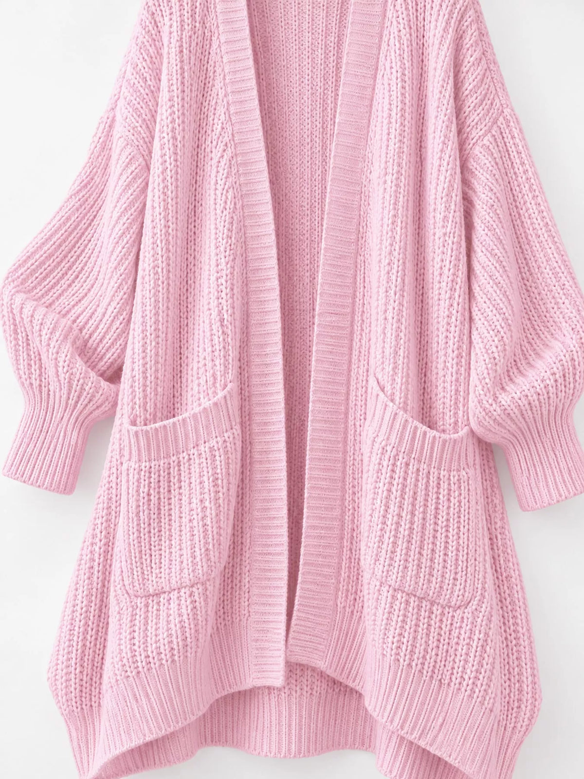 Plus size chunky knit cardigan, view 53