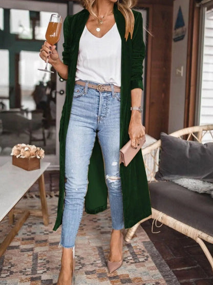 Long Sleeve Longline Cardigan