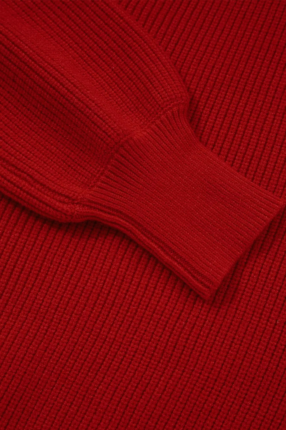 Lantern Sleeve V Neck Knot Back Sweater