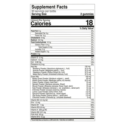 Nutriplus Gummies - Green & Berry