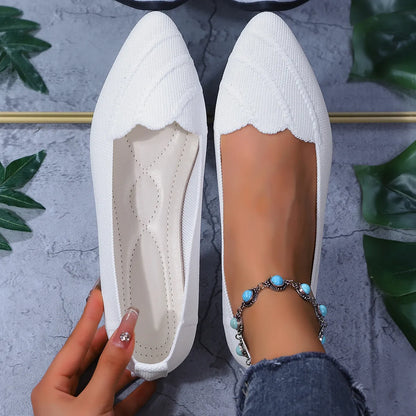 Point Toe Flat Slip-Ons
