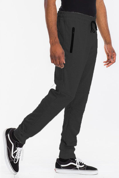 Mens Solid Heathered Jogger