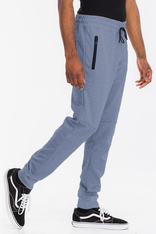 Mens Solid Heathered Jogger