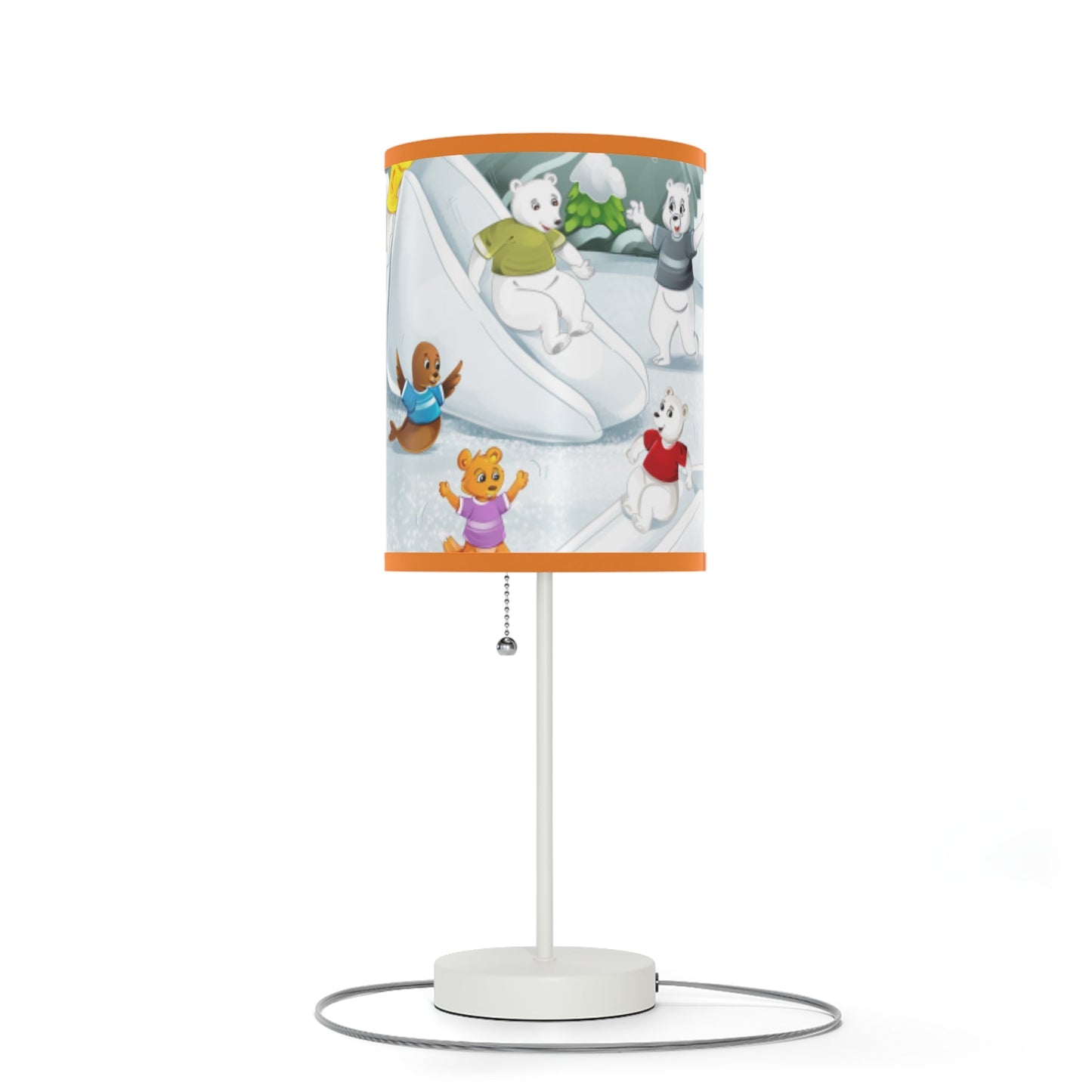 Poro the Polar Bear Lamp on a Stand