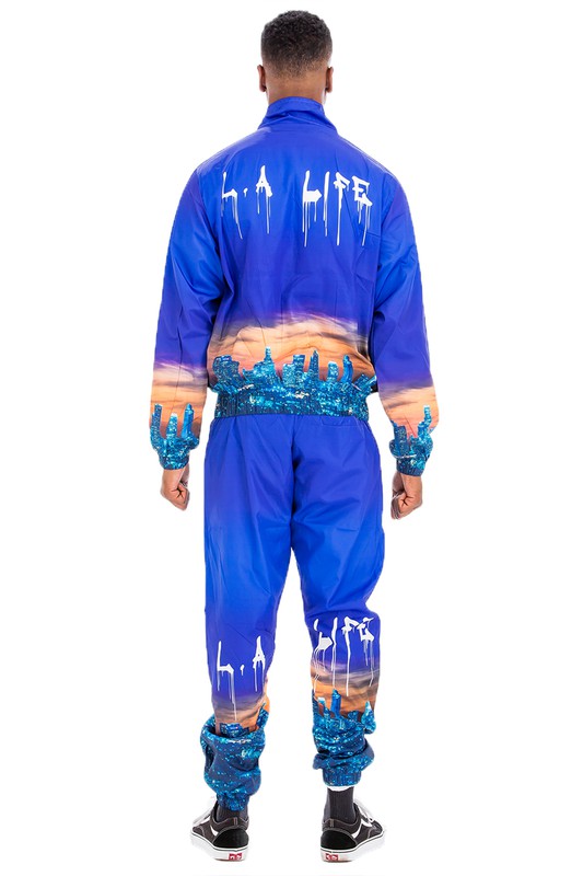 NYC & LA LIFE PRINT TRACK SUIT