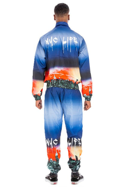 NYC & LA LIFE PRINT TRACK SUIT