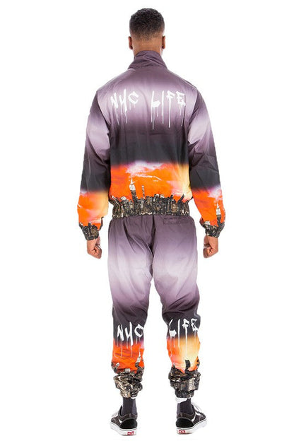 NYC & LA LIFE PRINT TRACK SUIT