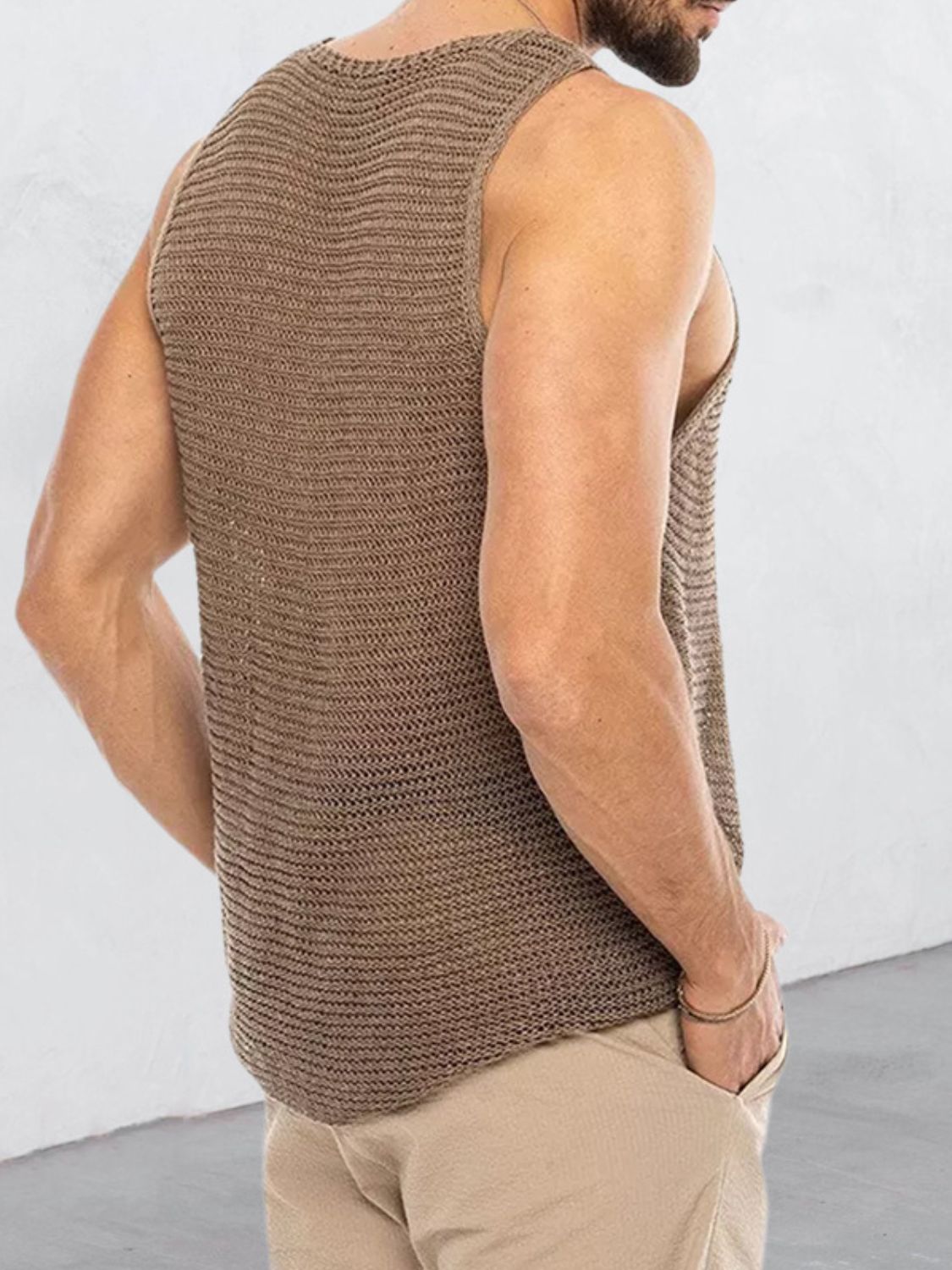 Men's Plus Size Knit Tank
