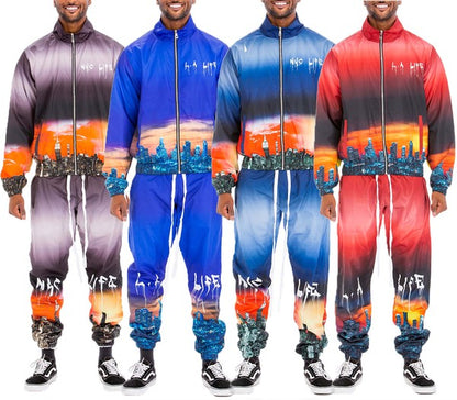NYC & LA LIFE PRINT TRACK SUIT