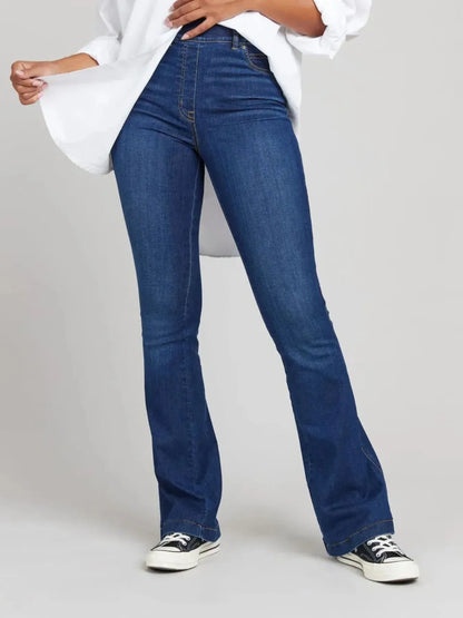 Full Size High-Waisted Flare Jeans