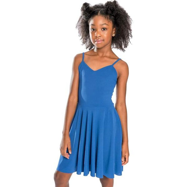CAGE BACK SKATER DRESS