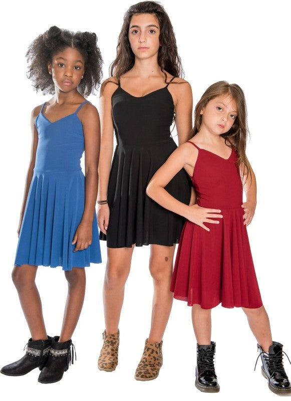 CAGE BACK SKATER DRESS