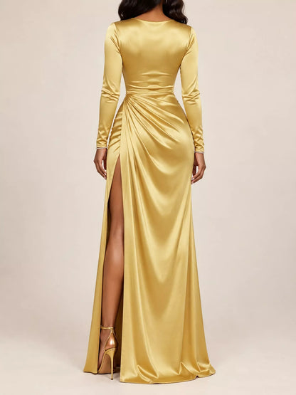 Plus size cowl neck maxi dress, view 15