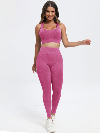 Wide Strap Top and Pants Active Set